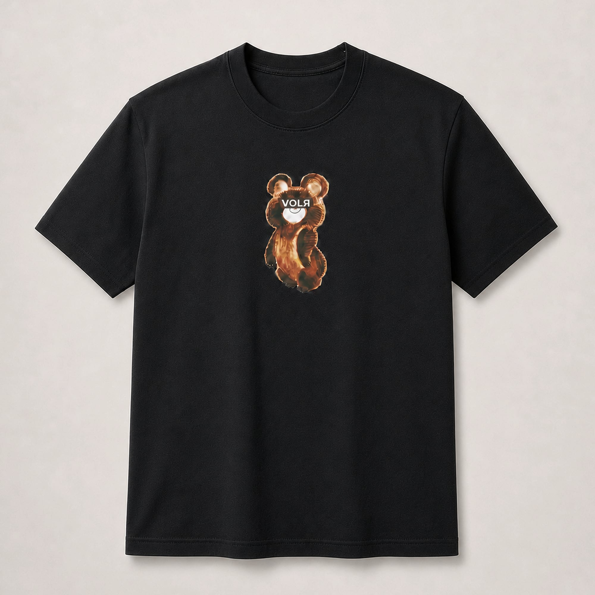 Mischka T-Shirt in Schwarz, Vorderseite